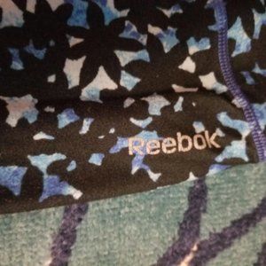Reebok Blue Flower Camo Leggings